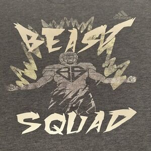 Adidas‎ Beast Mode Seattle Seahawks Men's Size XL Gray NFL Football T-Shirt